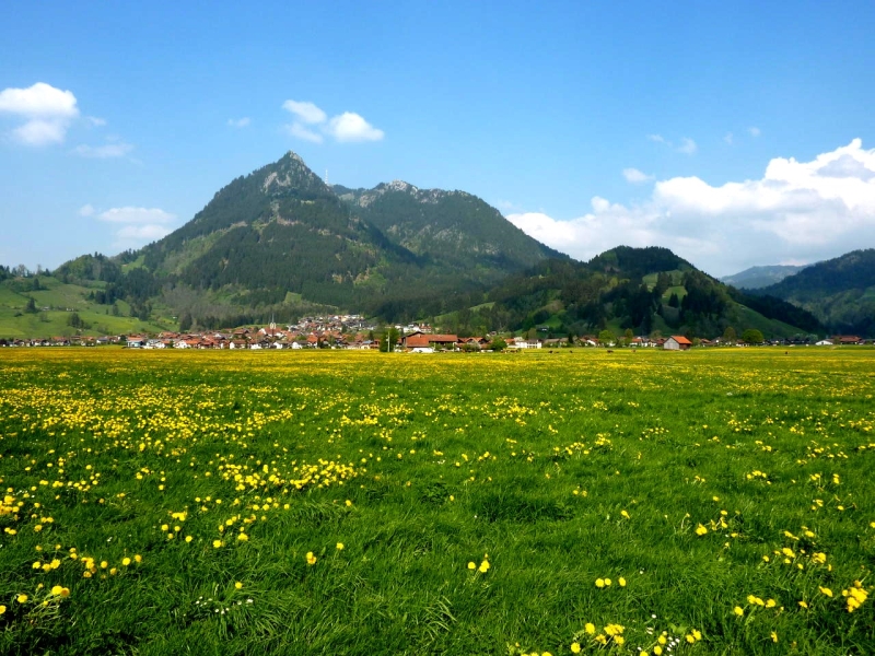 Burgberg bei Sonthofen in der Region Allgäu