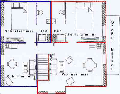 Zimmer Gastgeber Familie Dittmann